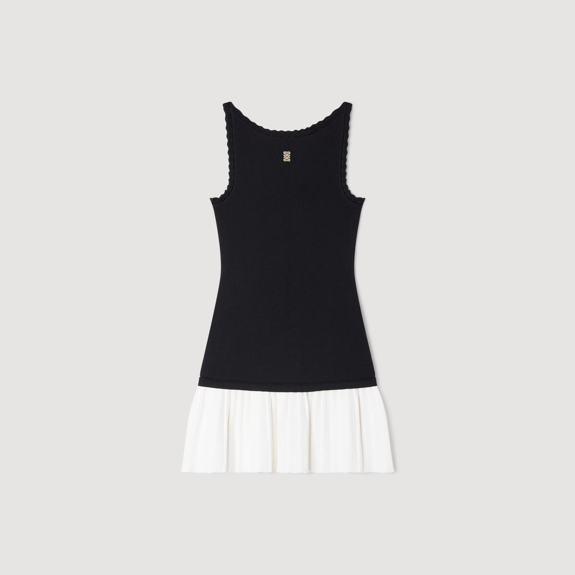 Two-tone mini dress