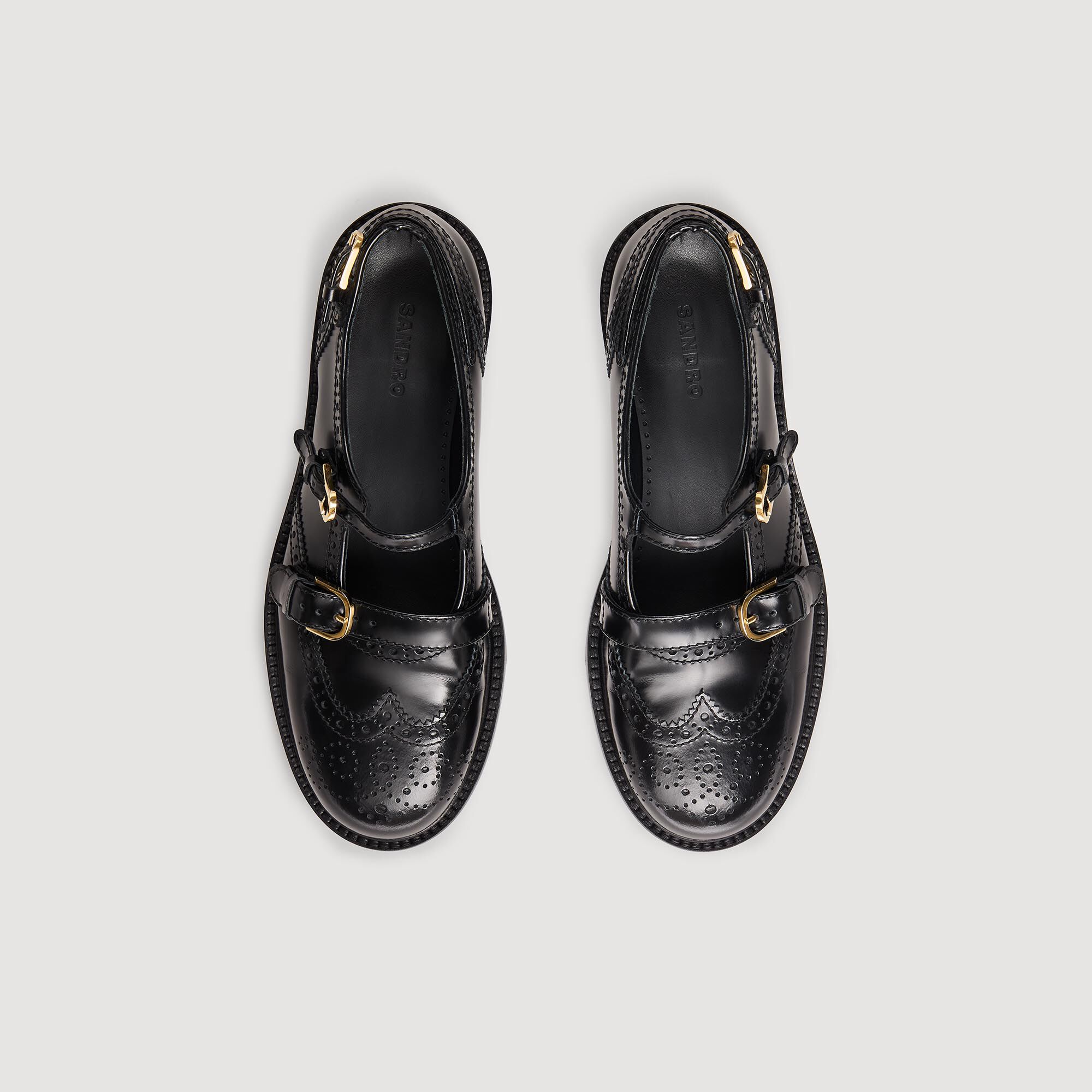 Multi-Buckle Mary Jane loafers