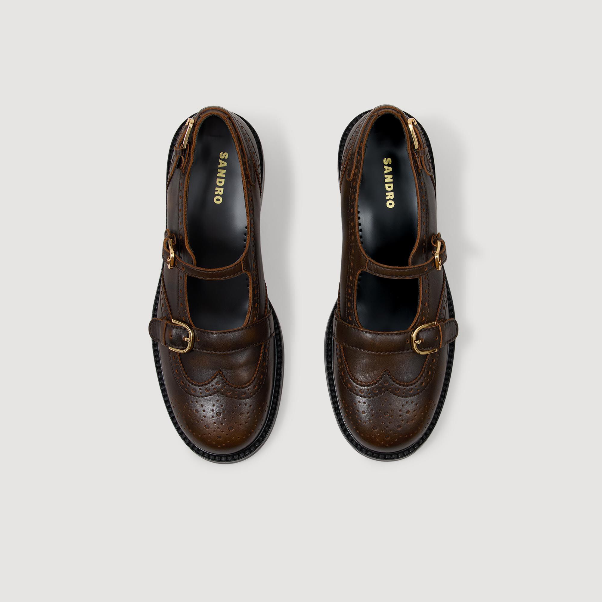 Multi-Buckle Mary Jane loafers