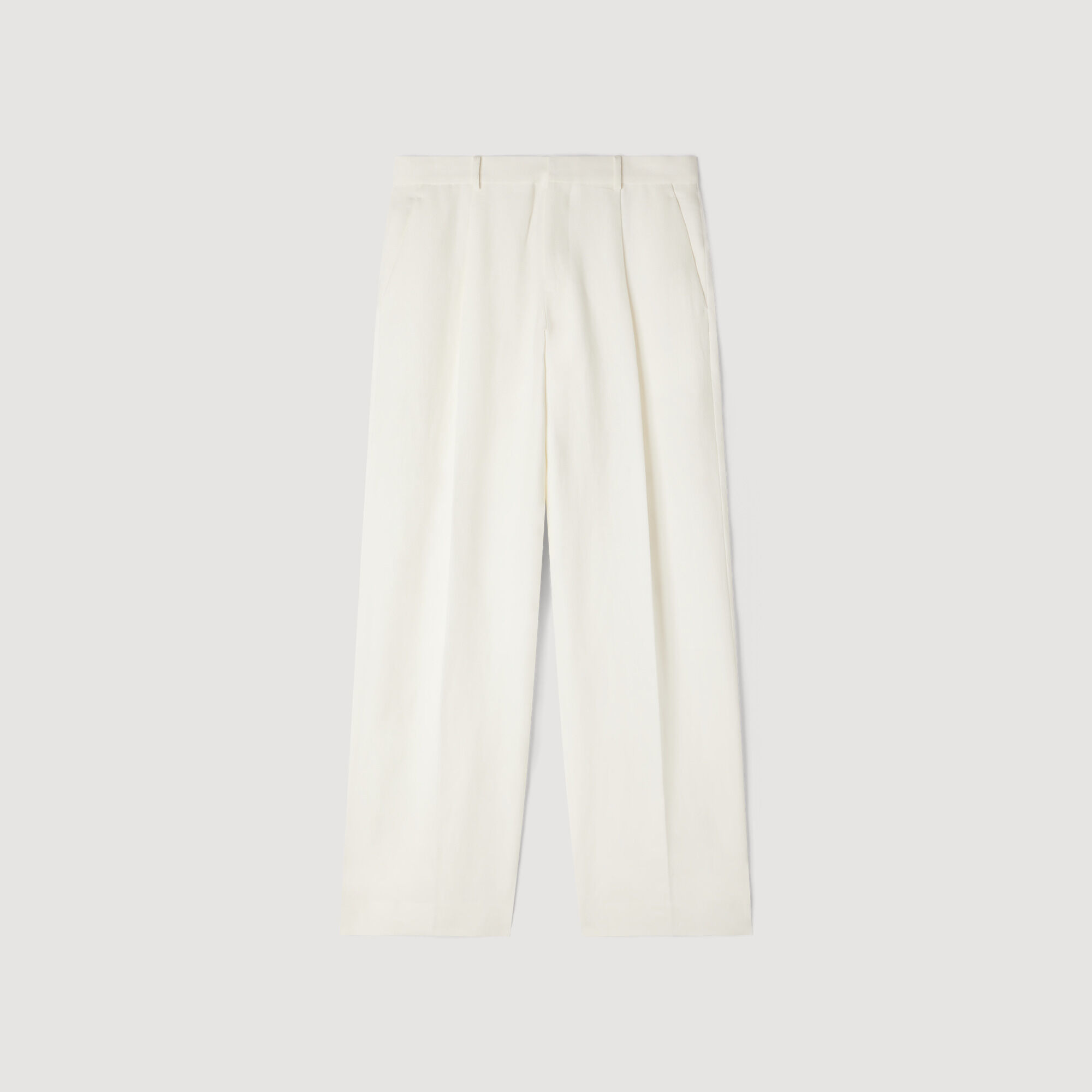 Linen suit trousers