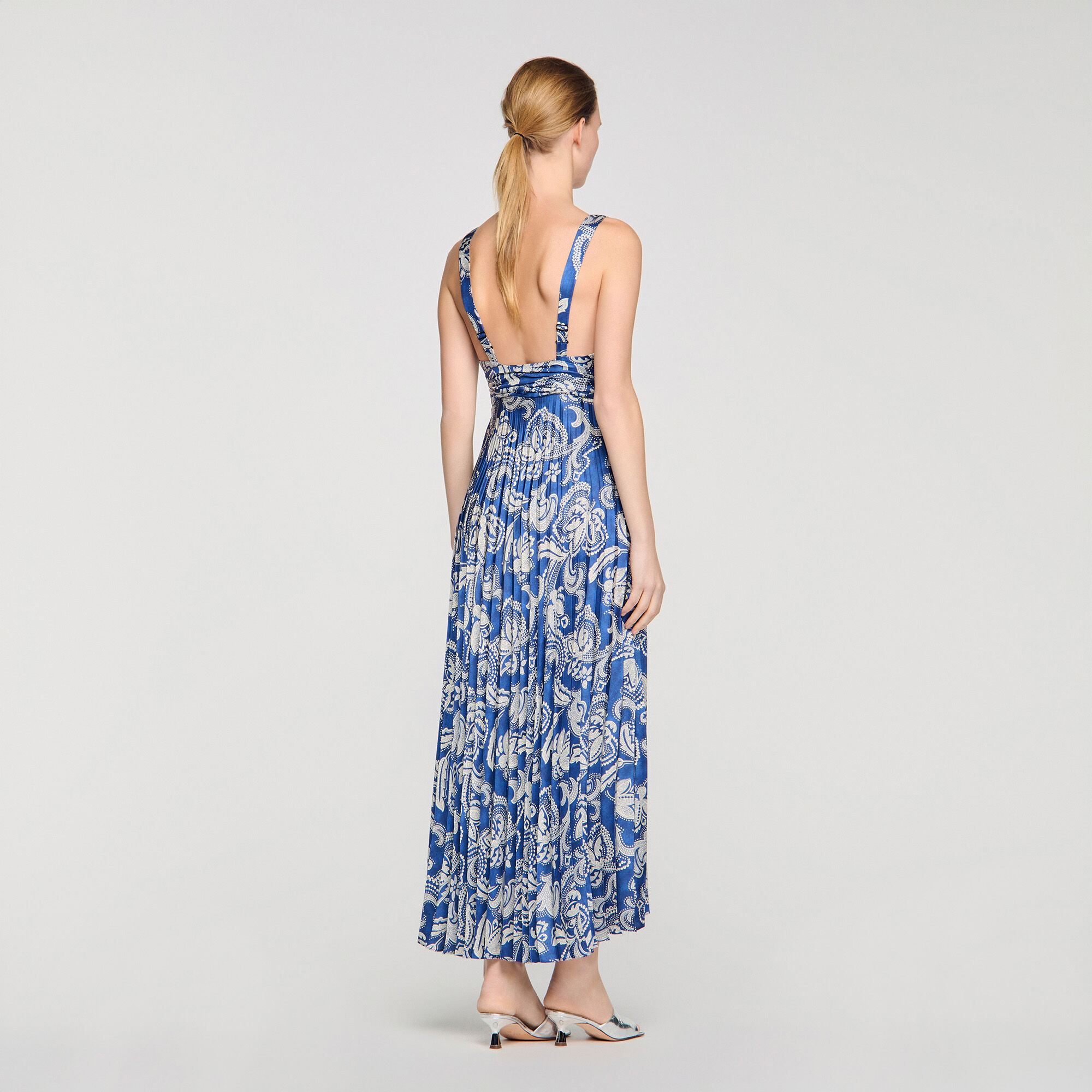 Floral print maxi dress