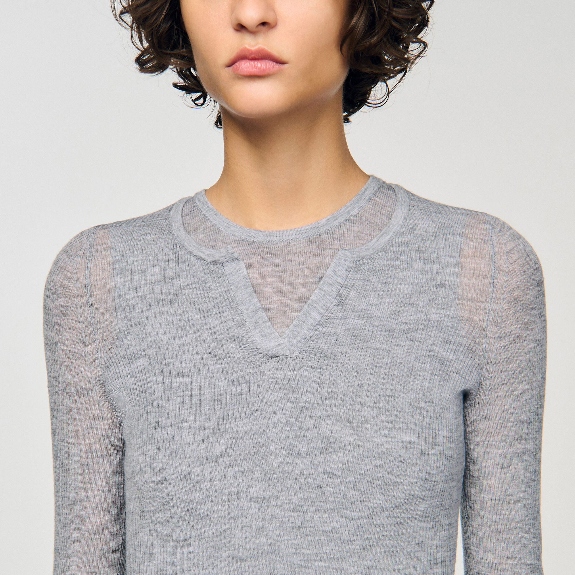 Wool Layered Effect Sweater