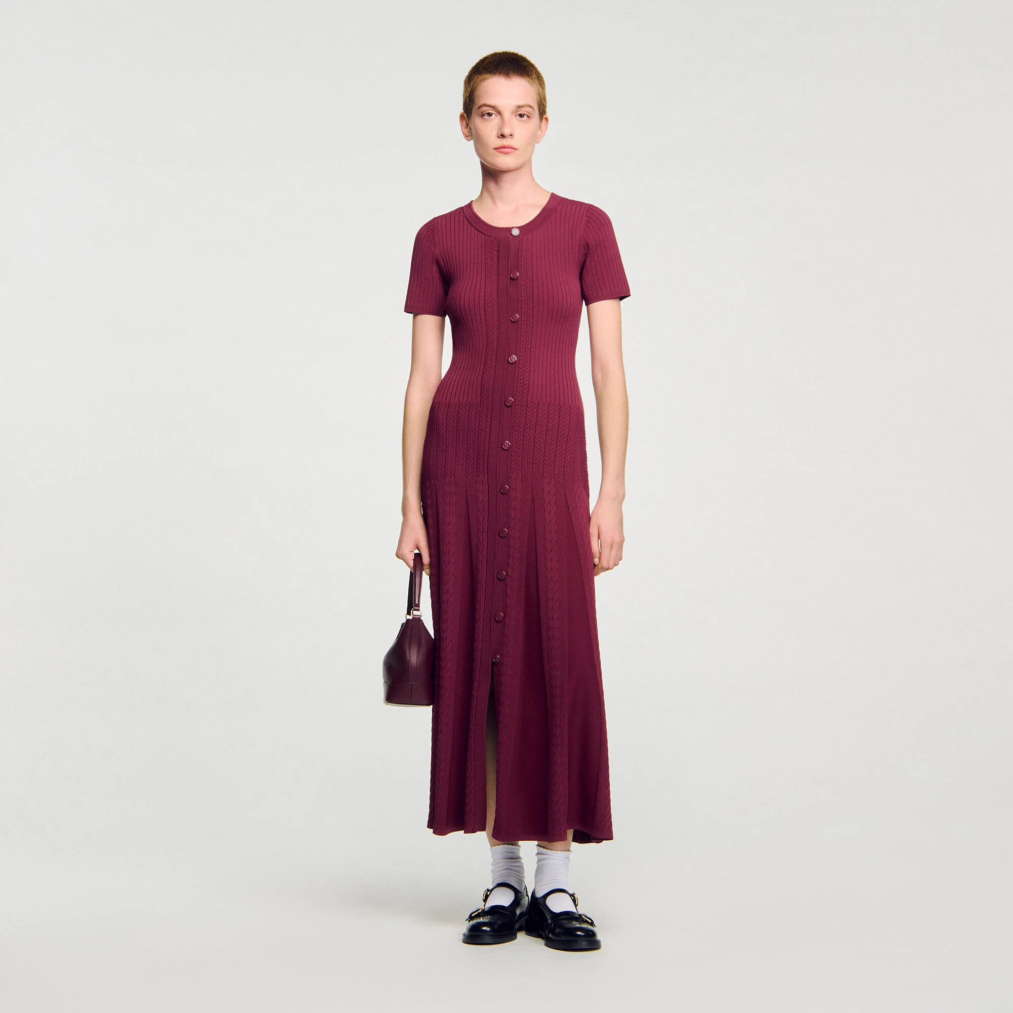 Knit maxi dress