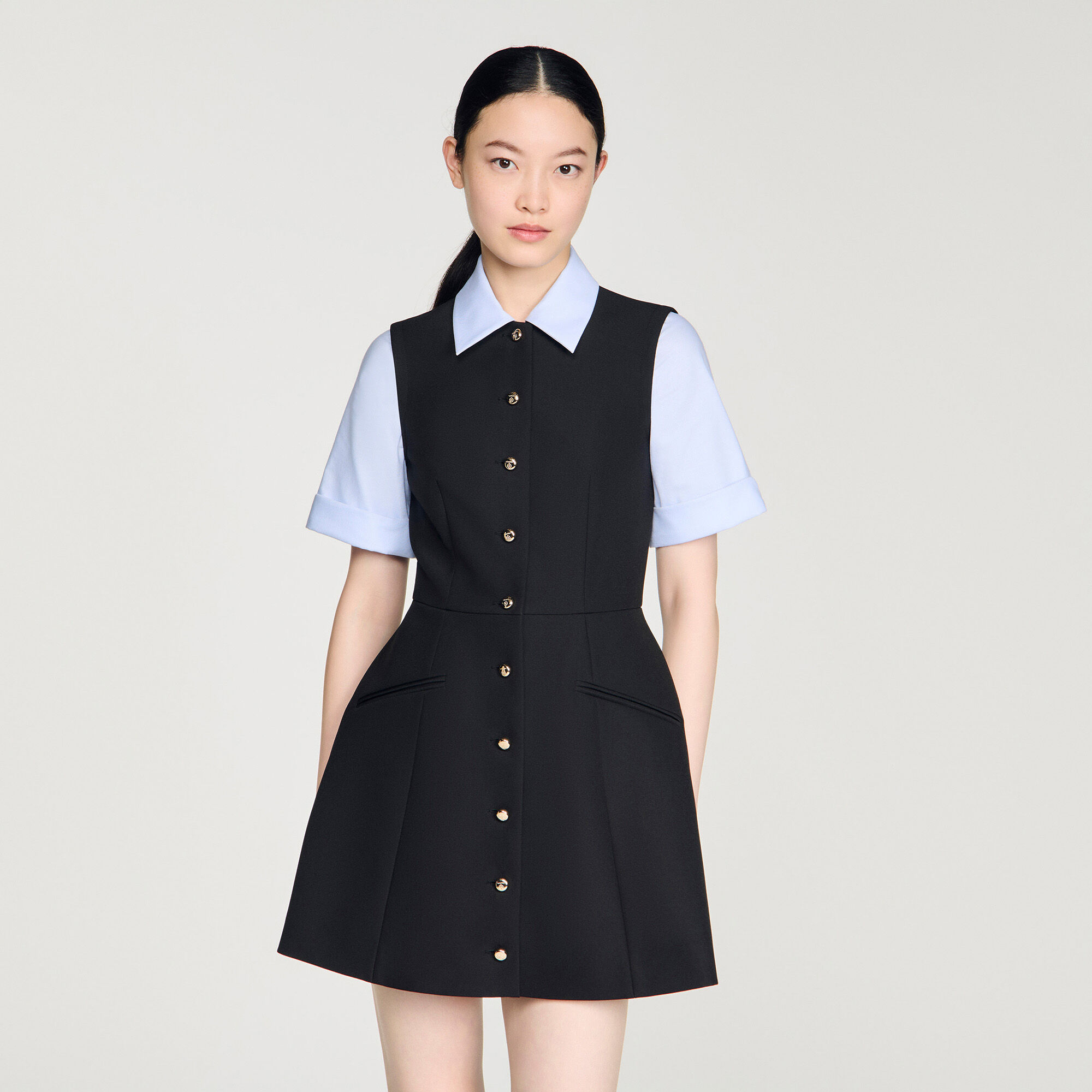 2-in-1 mini dress
