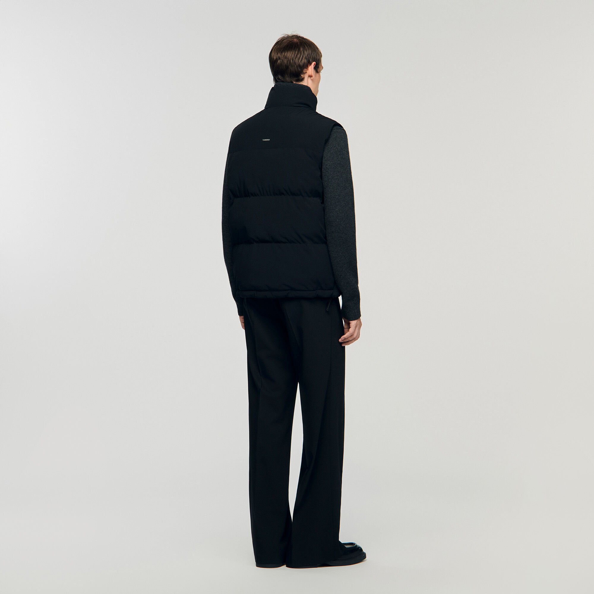 Sleeveless technical puffer vest