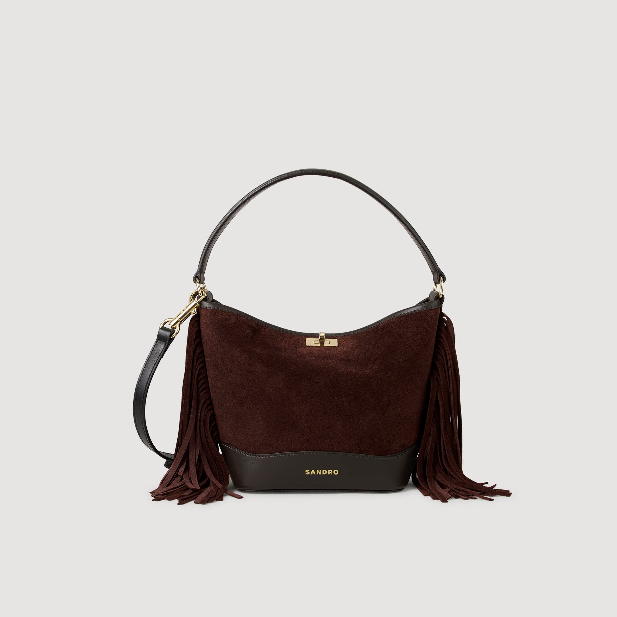 Fringed suede TANGOSO bag