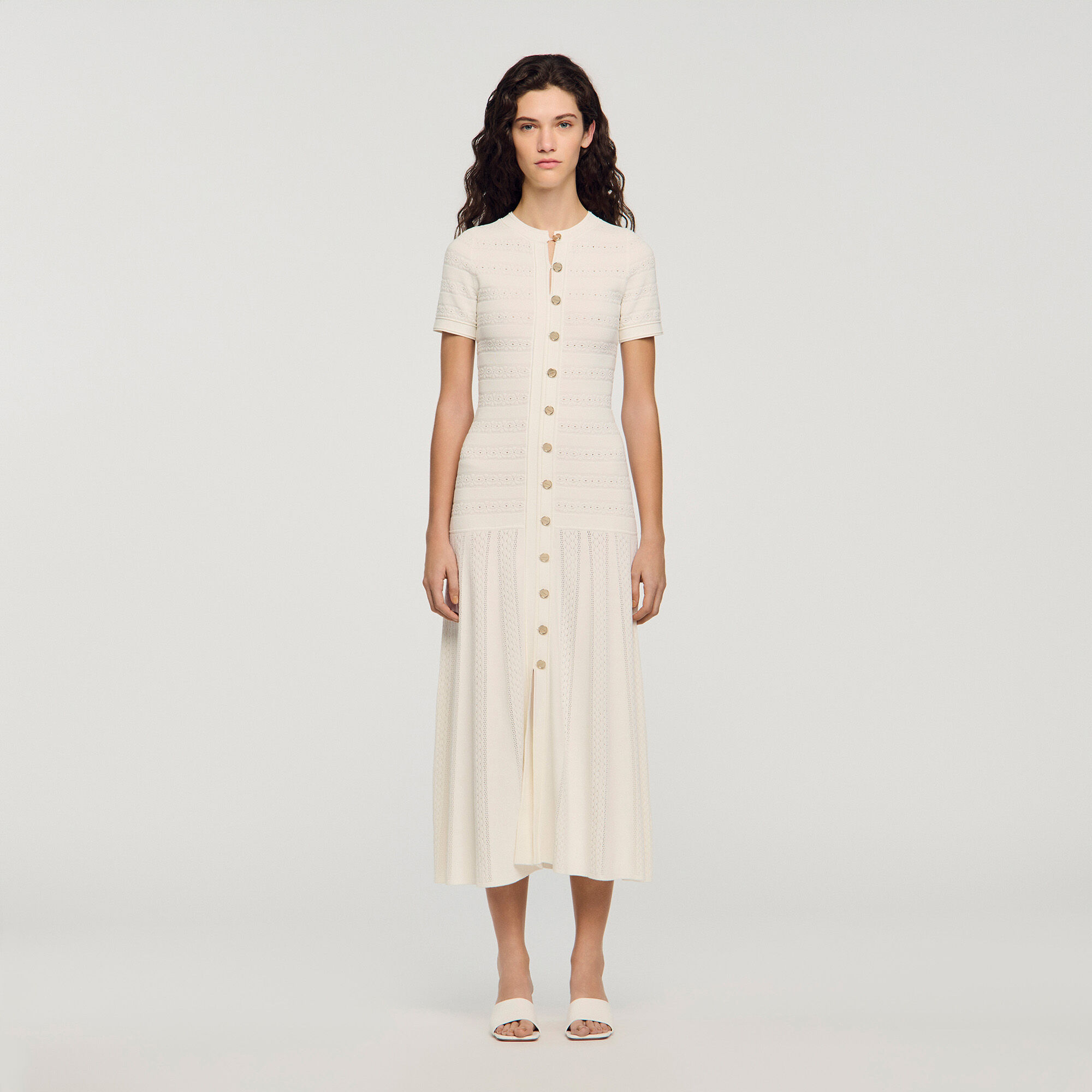 Knit maxi dress
