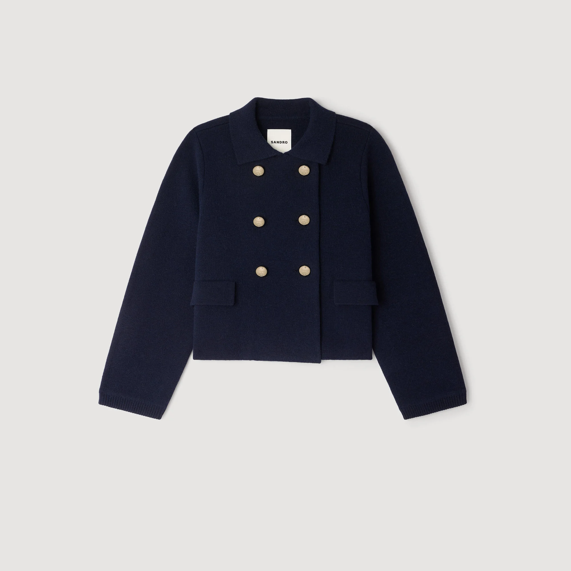 Double-breasted cardigan