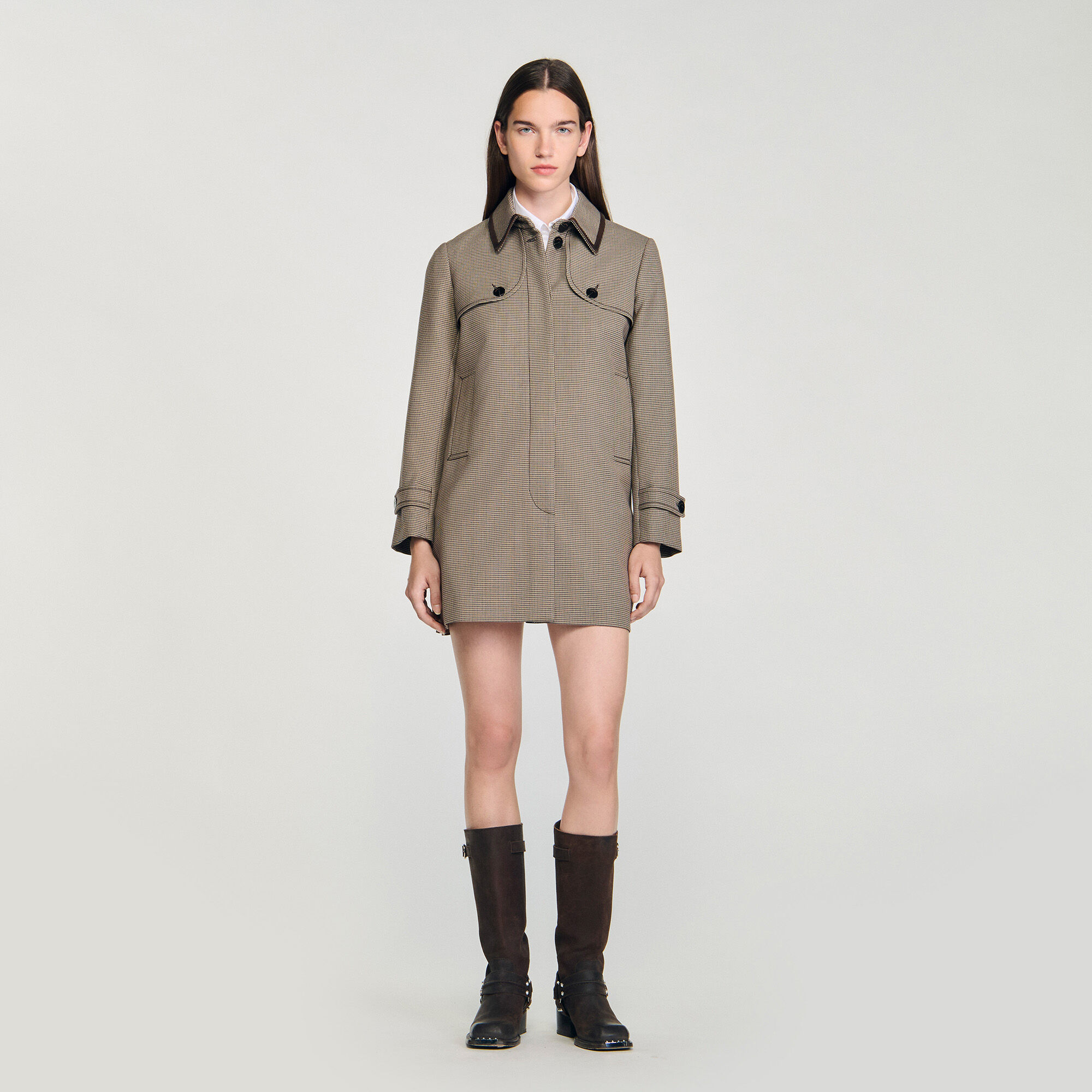 Houndstooth trench