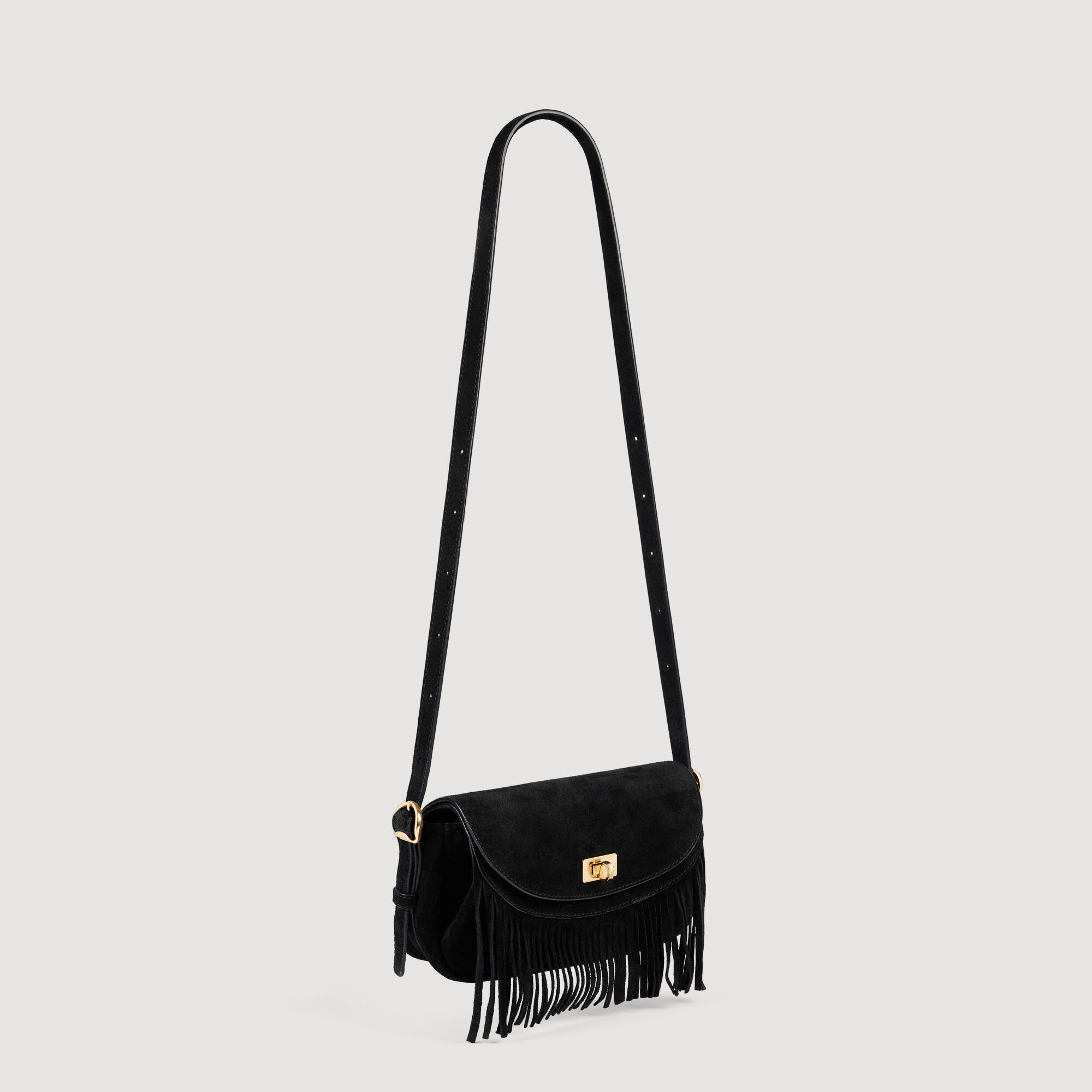 Mini Mambo suede bag