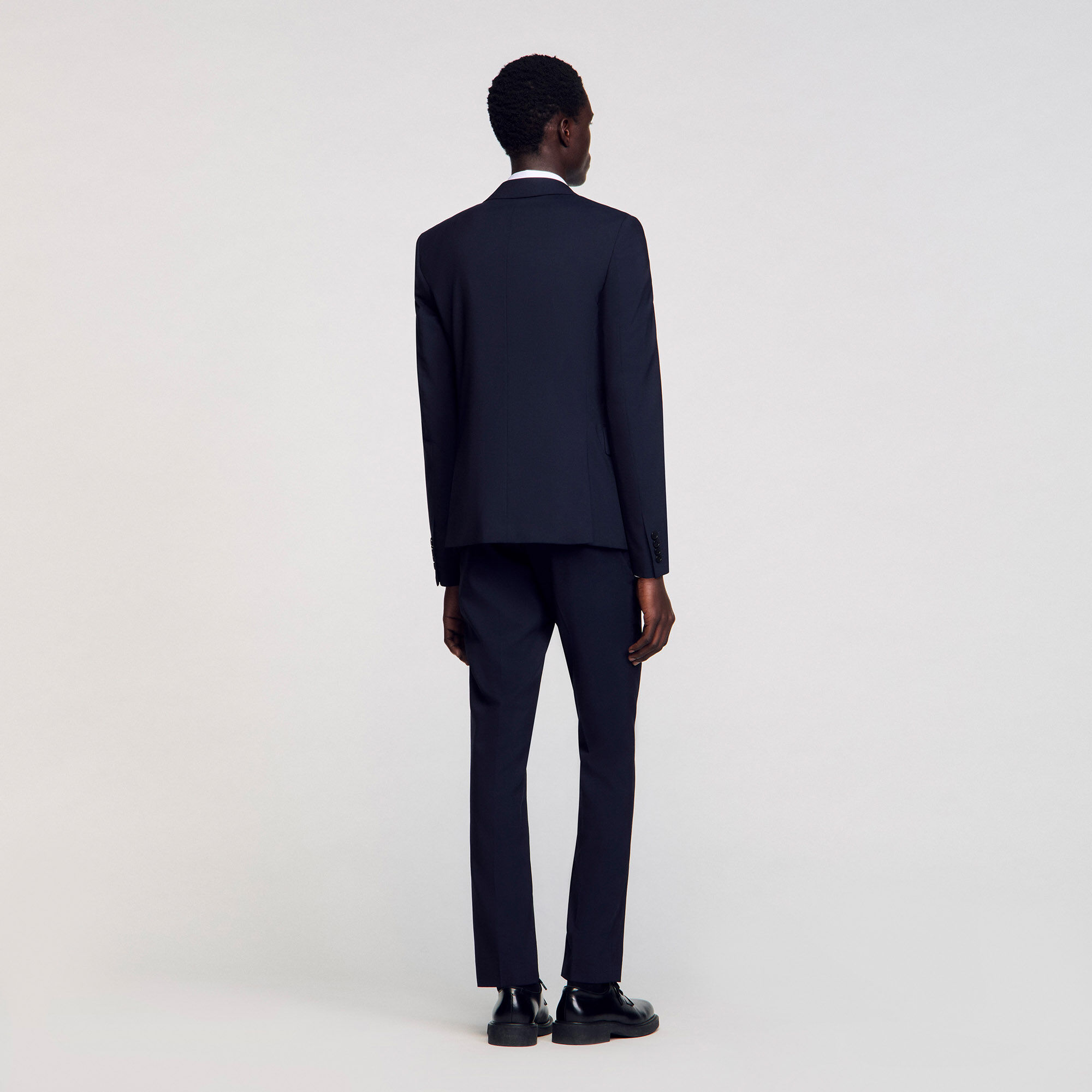 Classic wool suit jacket