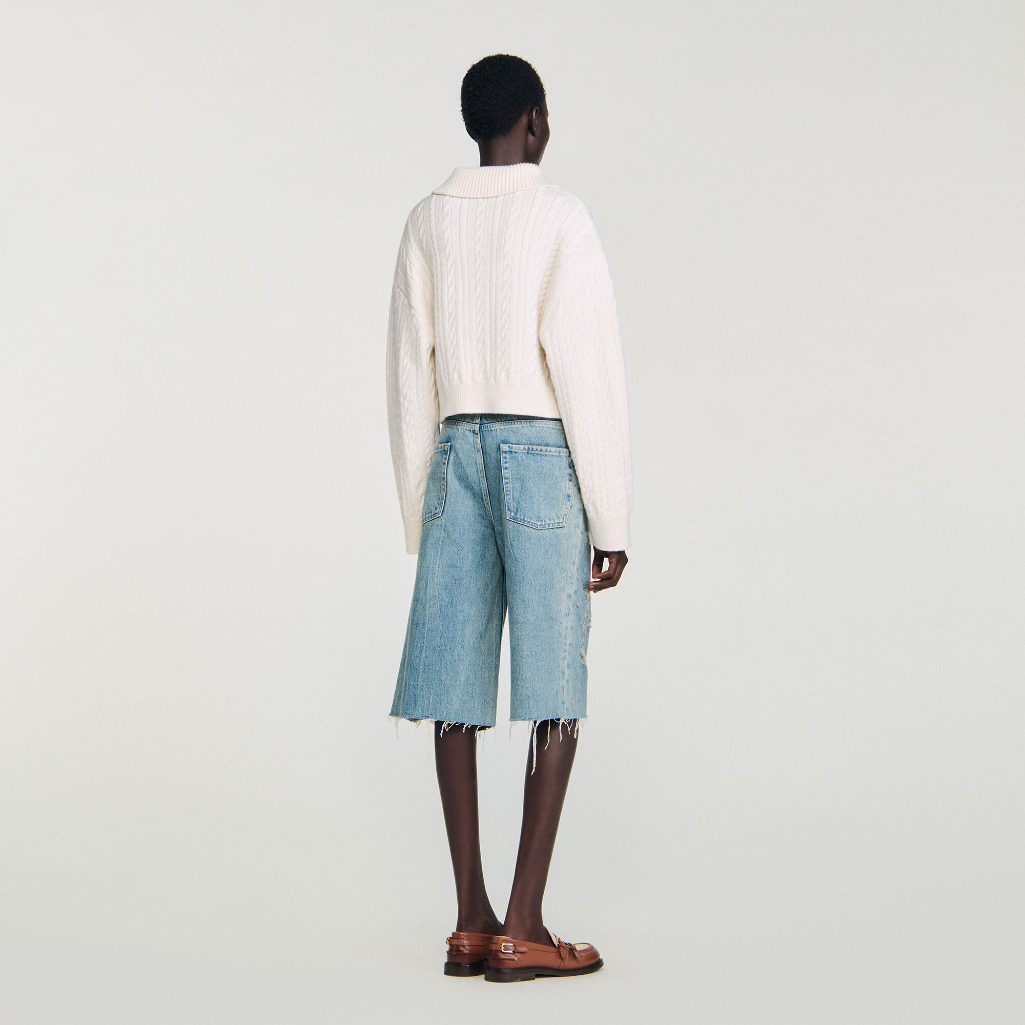 Sailor-neck sweater