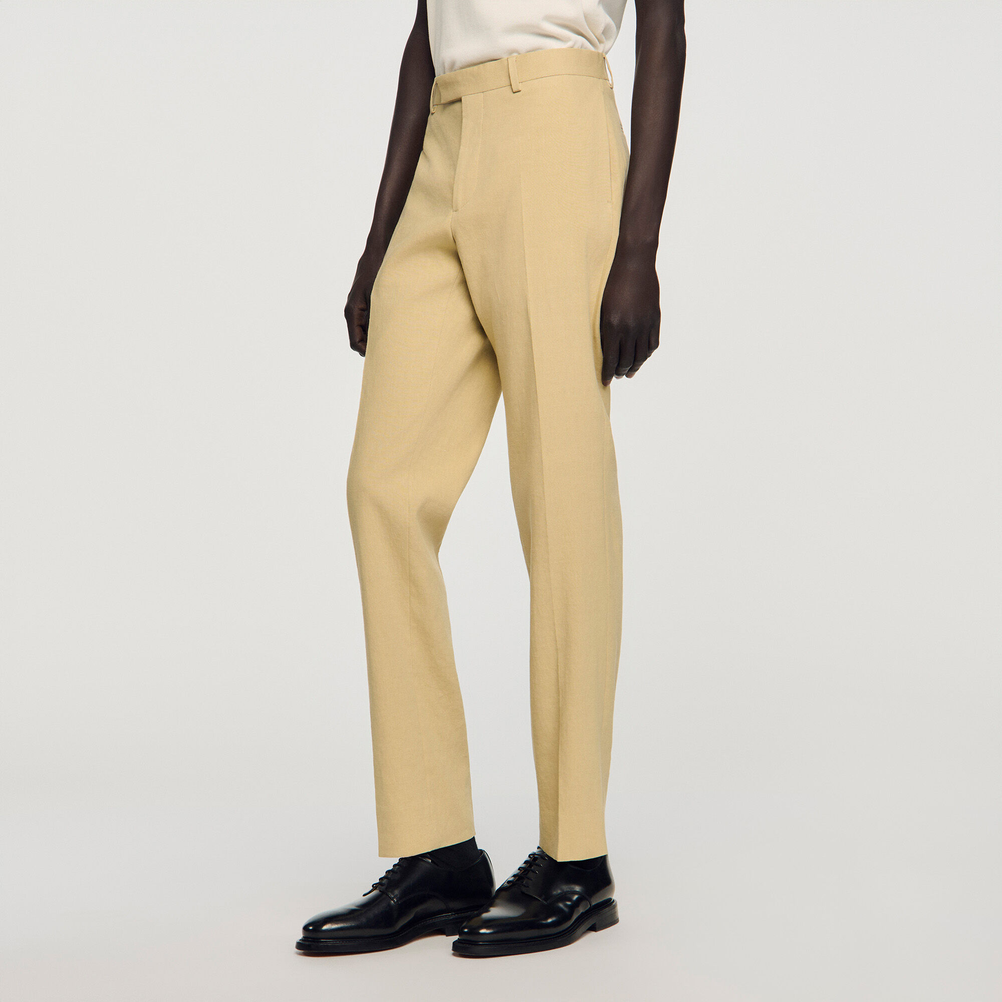 Wool suit trousers