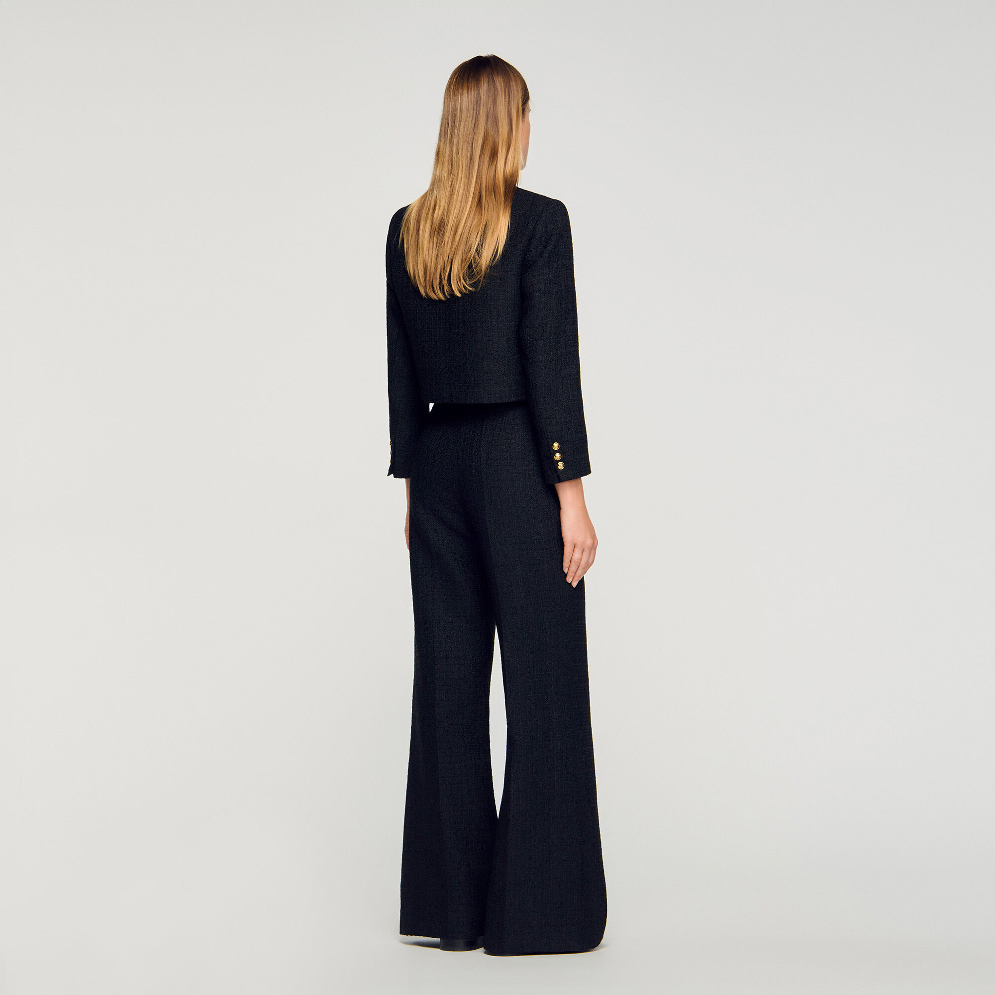 Tweed suit trousers