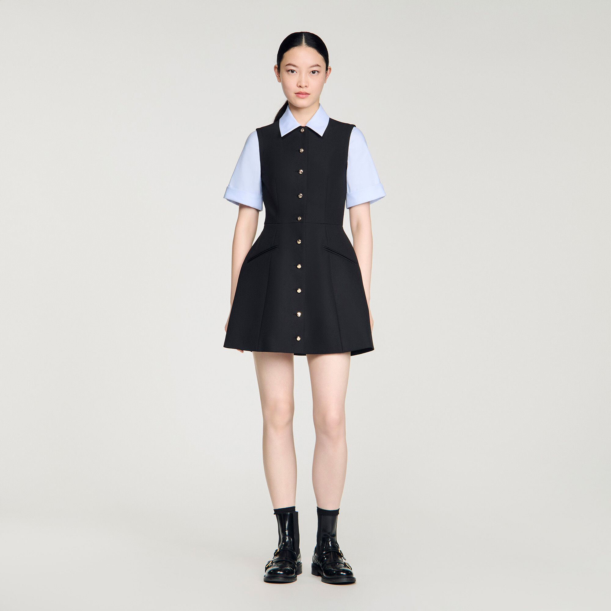 2-in-1 mini dress