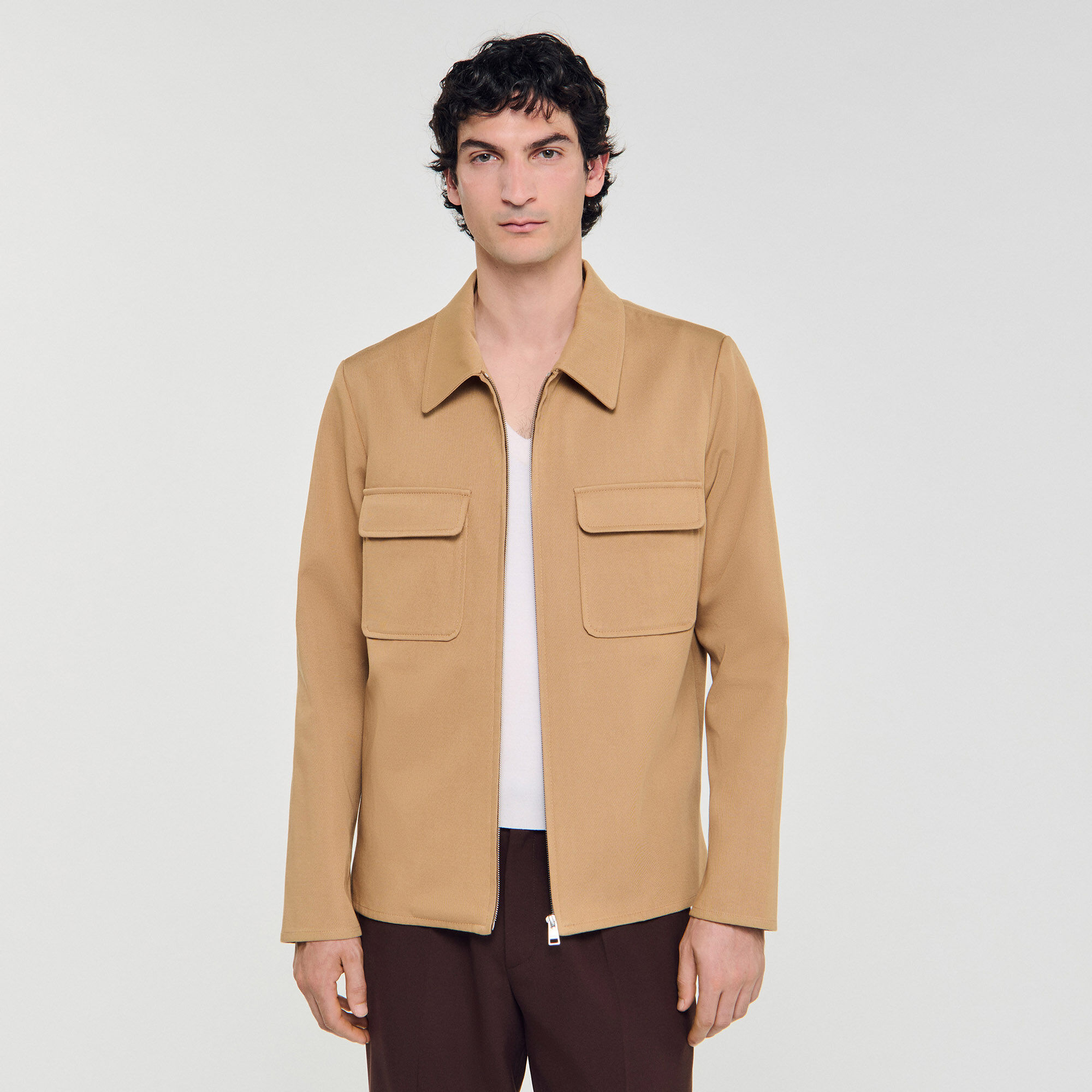 Zip-up pocket jacket