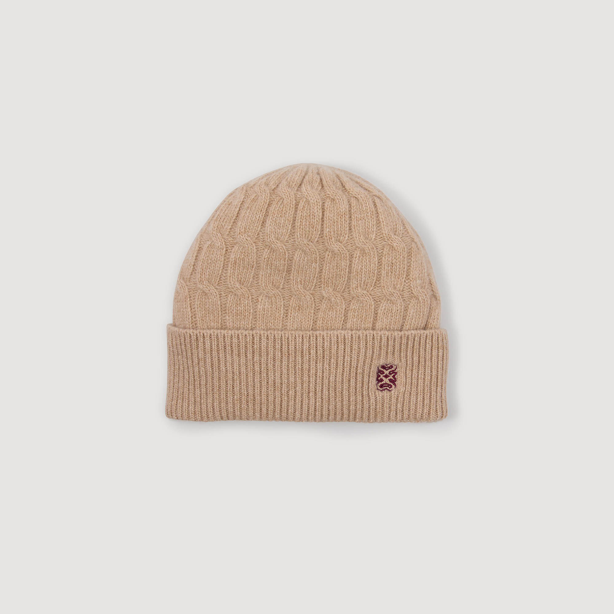 Wool and cashmere hat